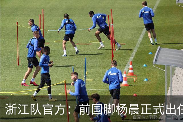 浙江队官方：前国脚杨晨正式出任俱乐部总经理